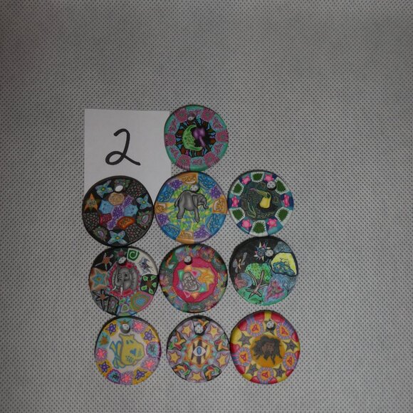 Hold For Beadgleaner FIMO Clay Pendants Assorted Designs Pack of 100 - Picture 3 of 10